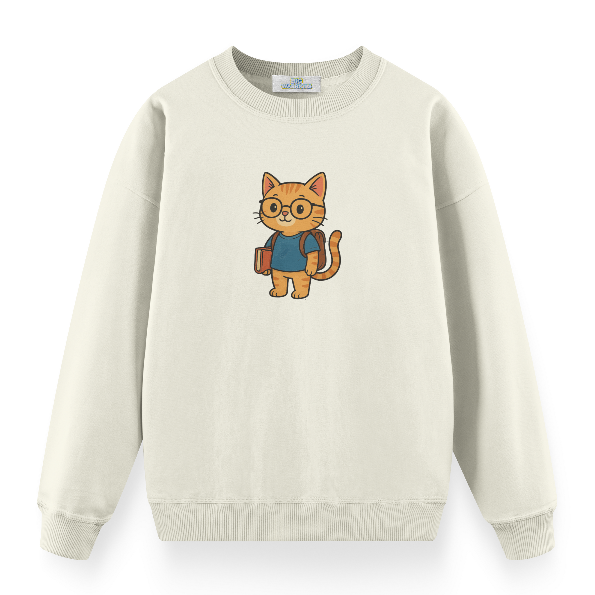 Student Cat - Premium Oversize Sweatshirt