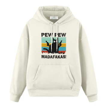 Pew Pew Cat - Premium Oversize Hoodie