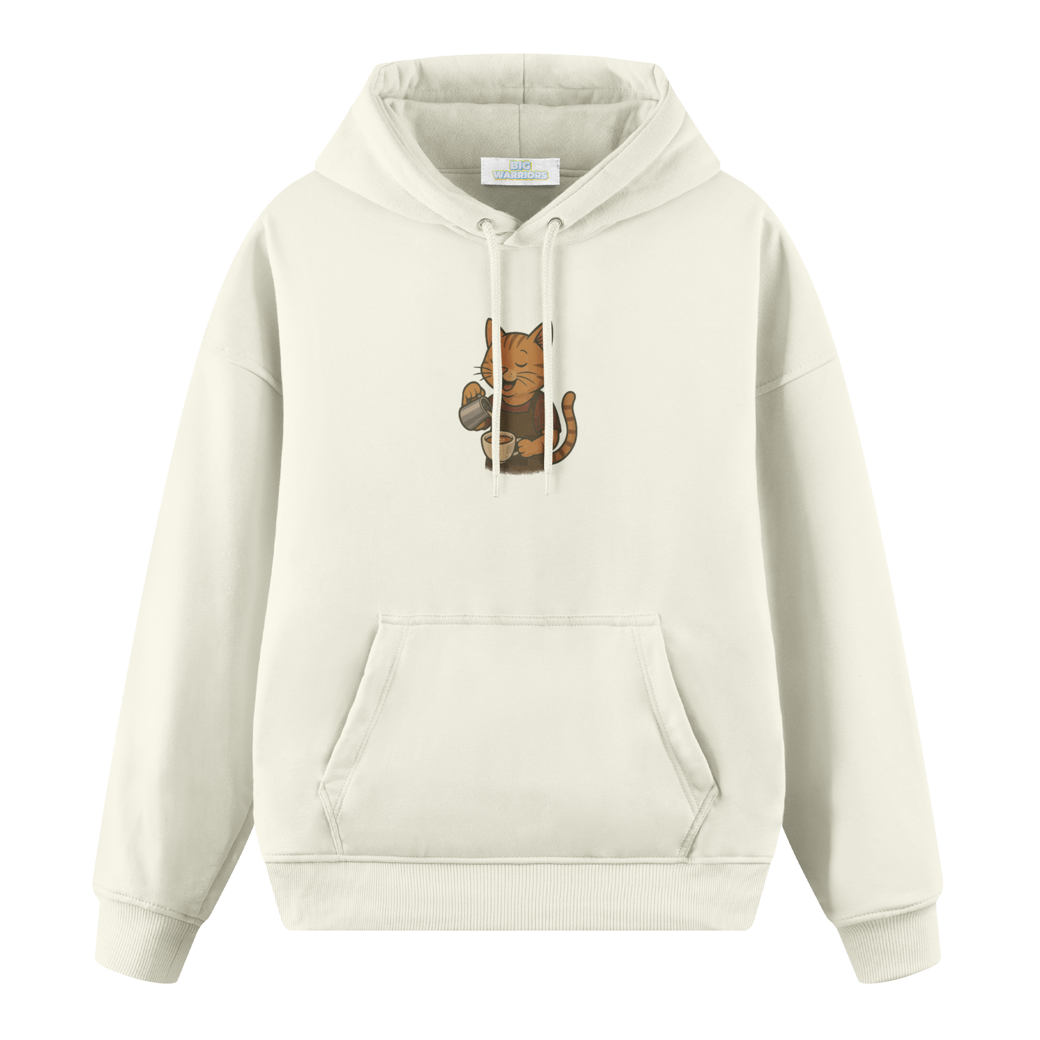 Barista Cat - Premium Oversize Hoodie