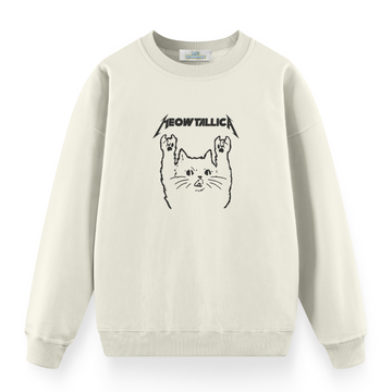 Meowtallica - Premium Oversize Sweatshirt
