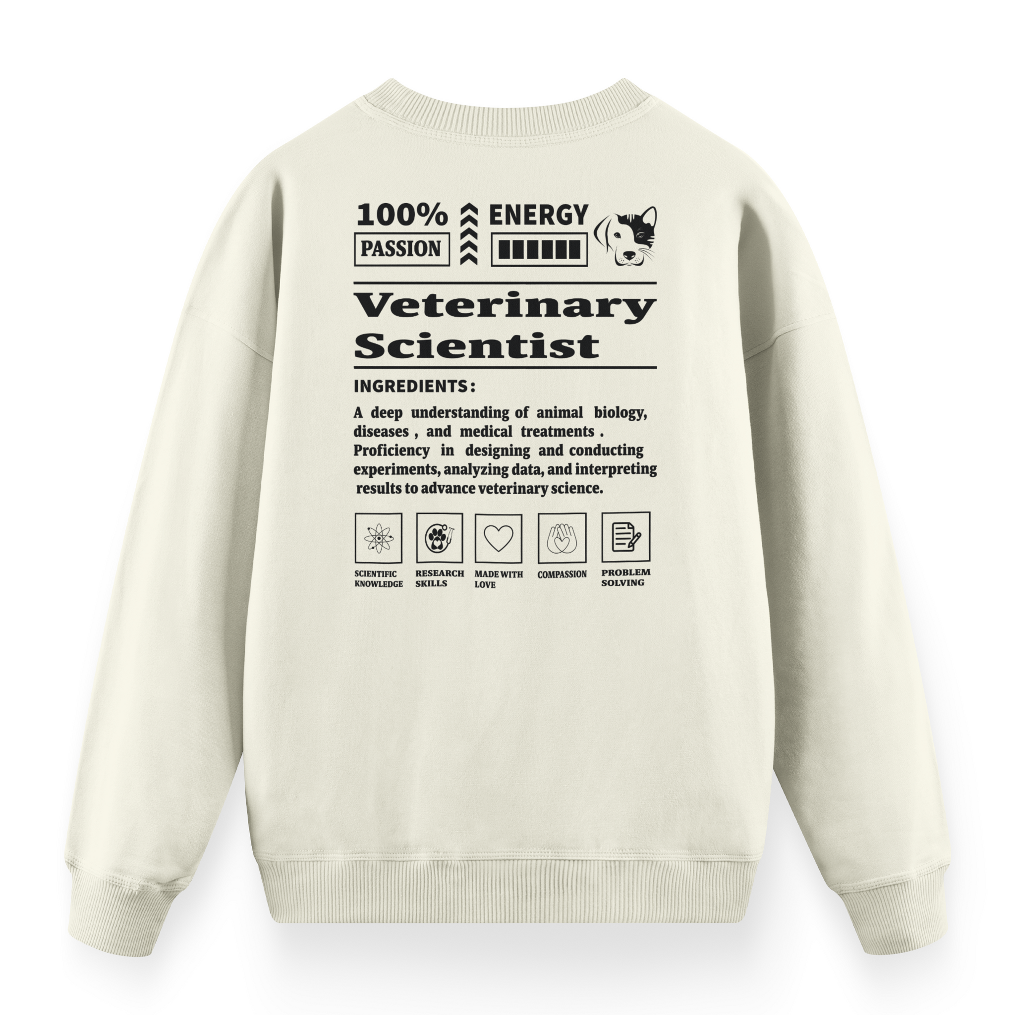 Veterinary Scientist - Premium Oversize Sweatshirt