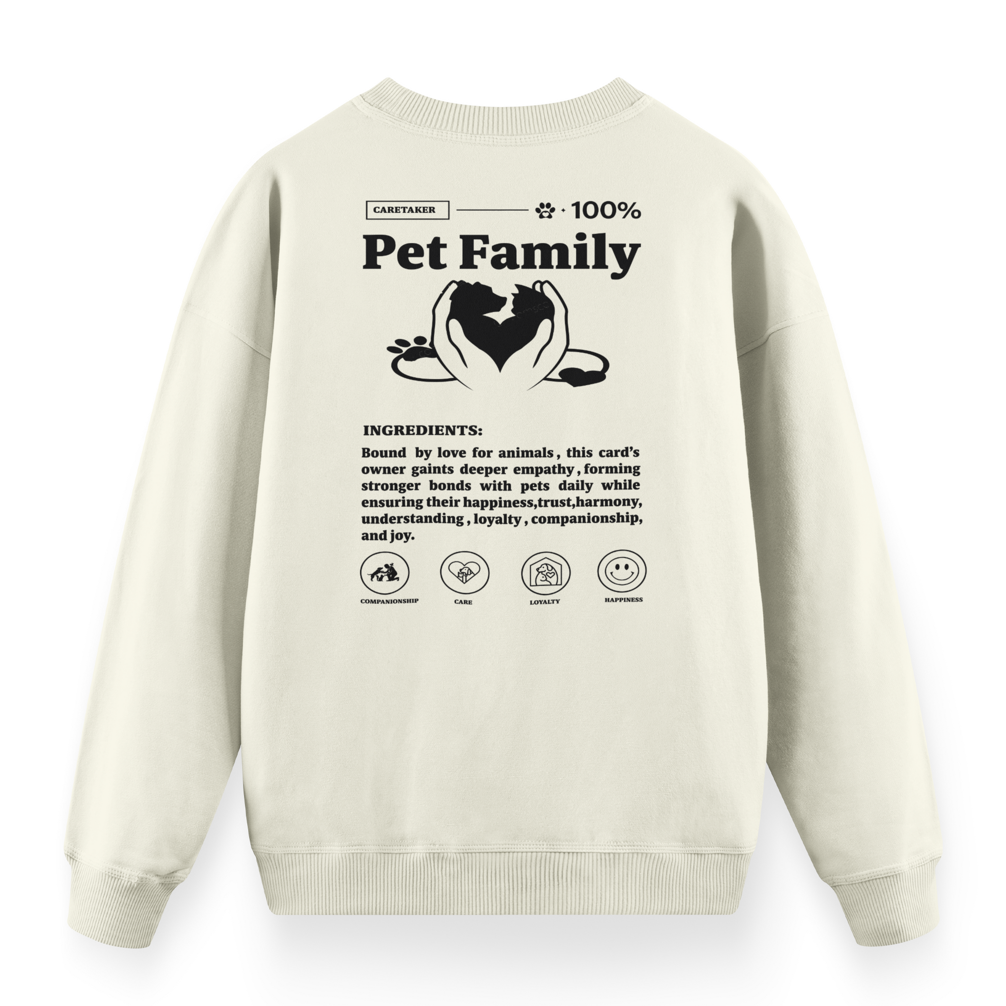 Pet Family - Premium Oversize Sweatshirt