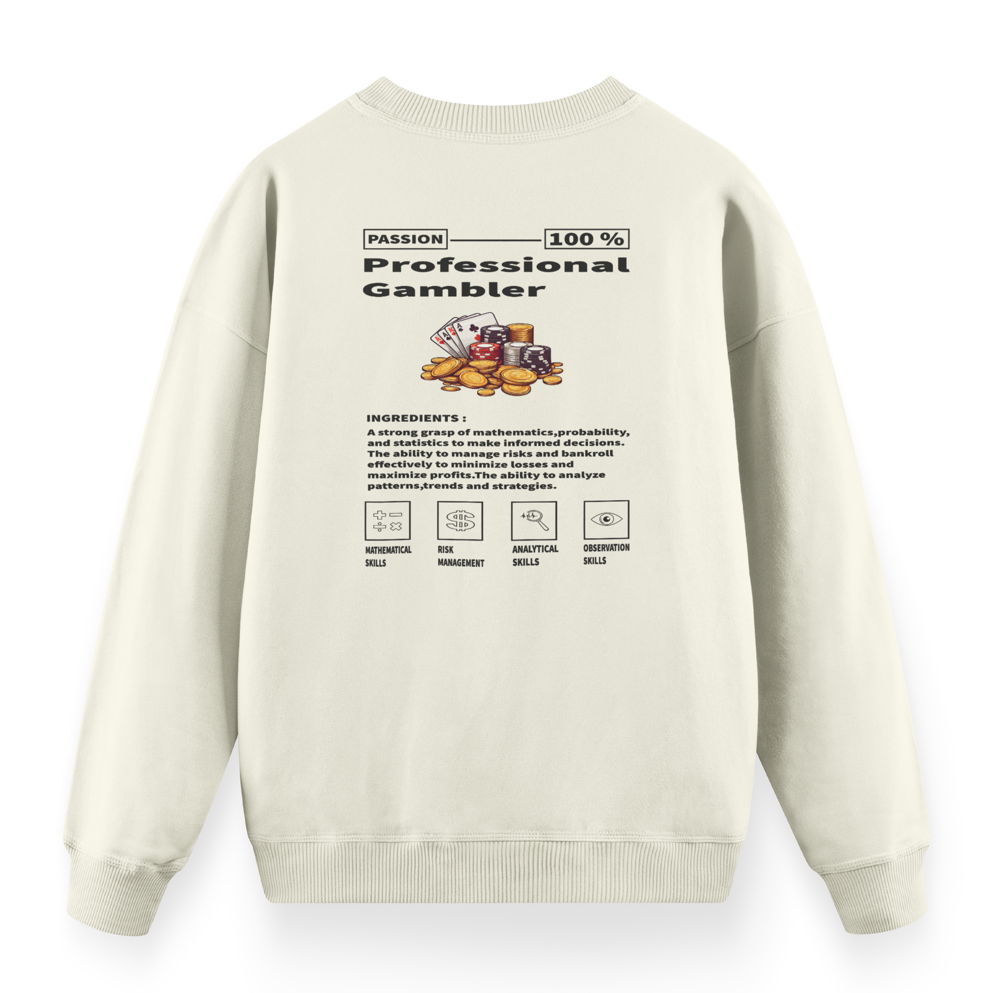 Profesyonel Kumarbaz - Premium Oversize Sweatshirt