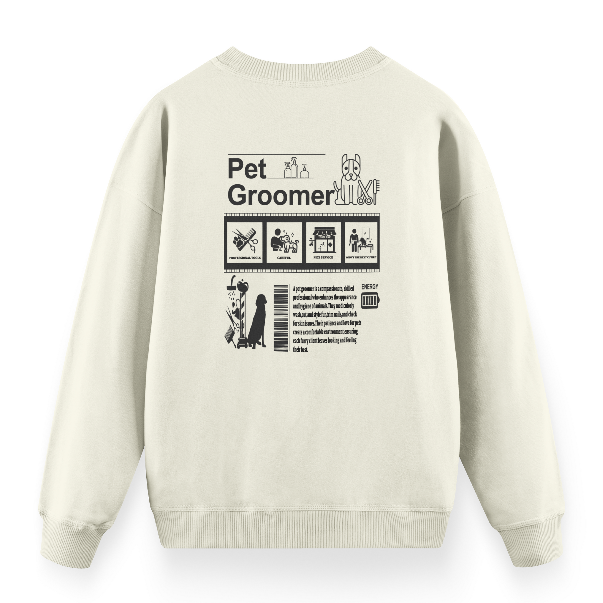 Pet Groomer - Premium Oversize Sweatshirt