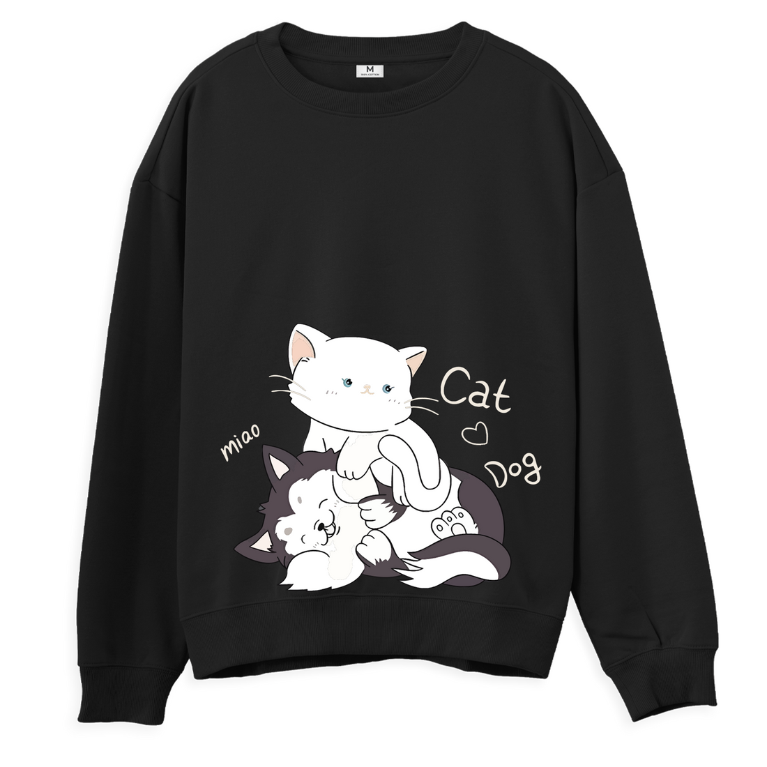 Cat - Dog - Regular Sweatshirt