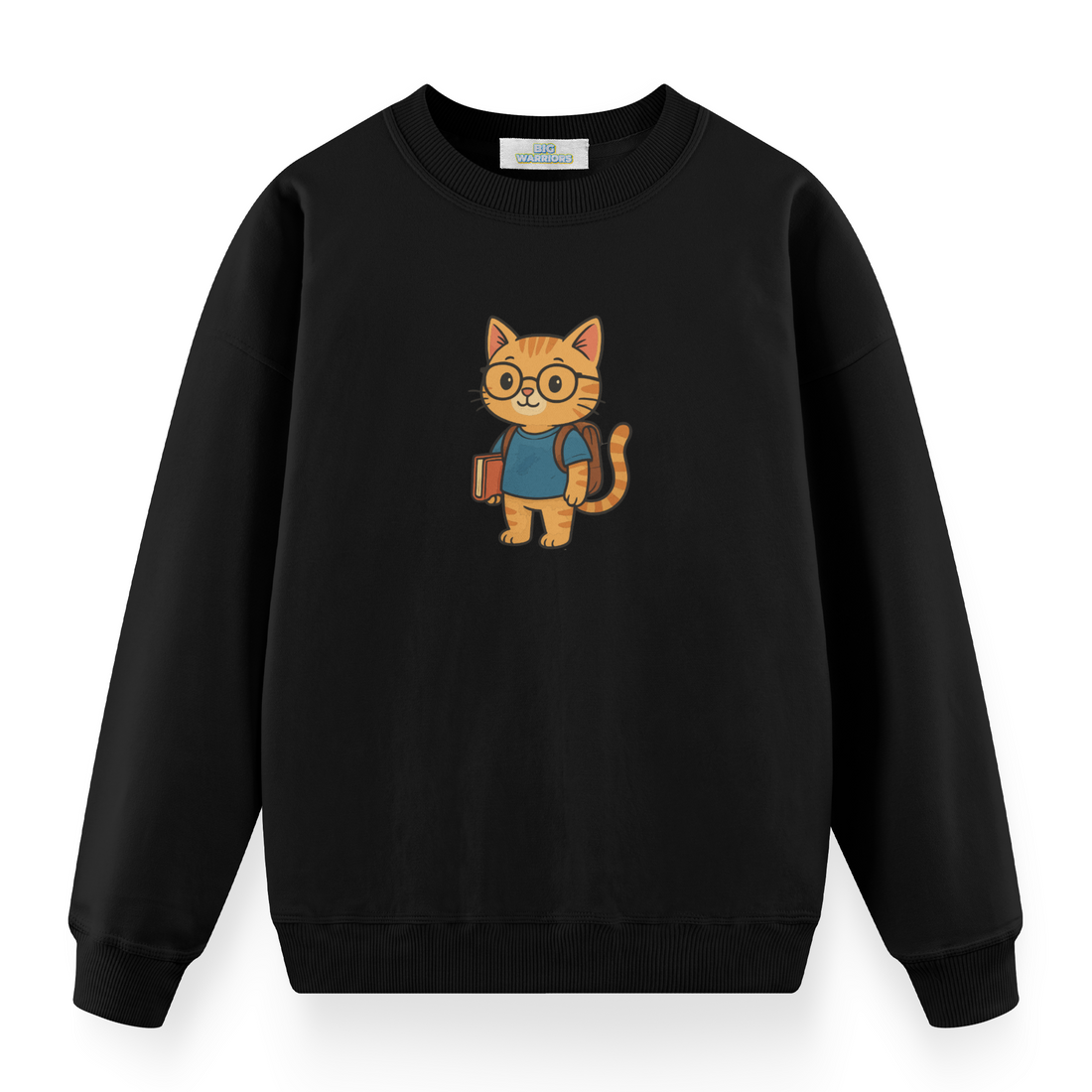 Student Cat - Premium Oversize Sweatshirt