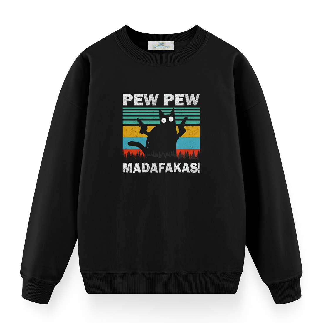 Pew Pew Cat - Premium Oversize Sweatshirt