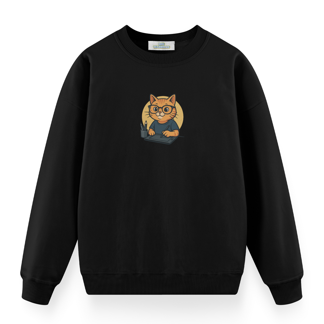 Graphic Designer Cat - Premium Oversize Sweatshirt