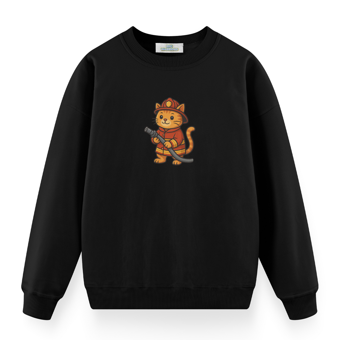Fireman Cat - Premium Oversize Sweatshirt