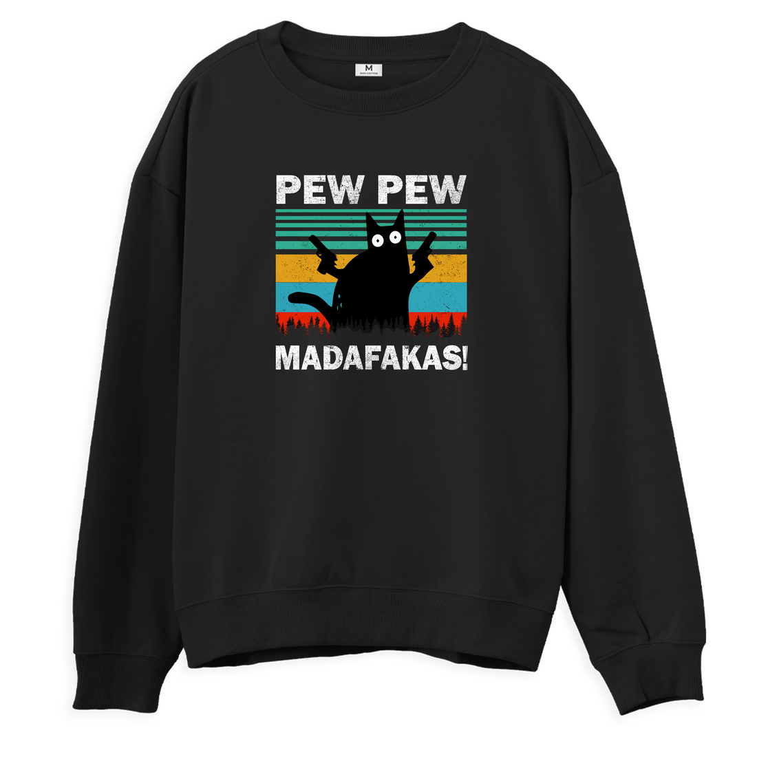 Pew Pew Cat - Regular Sweatshirt