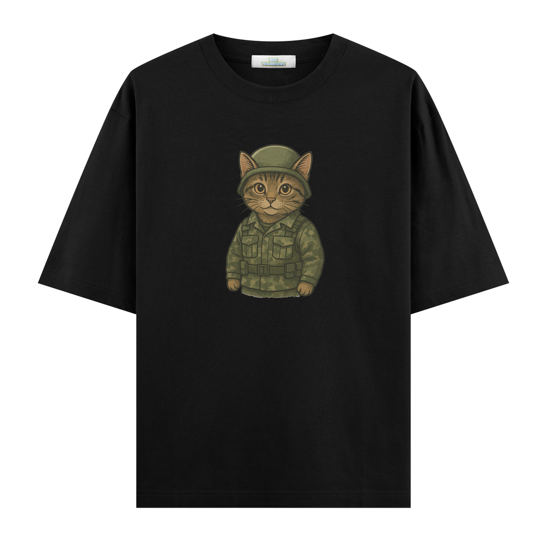 Soldier Cat - Oversize T-shirt