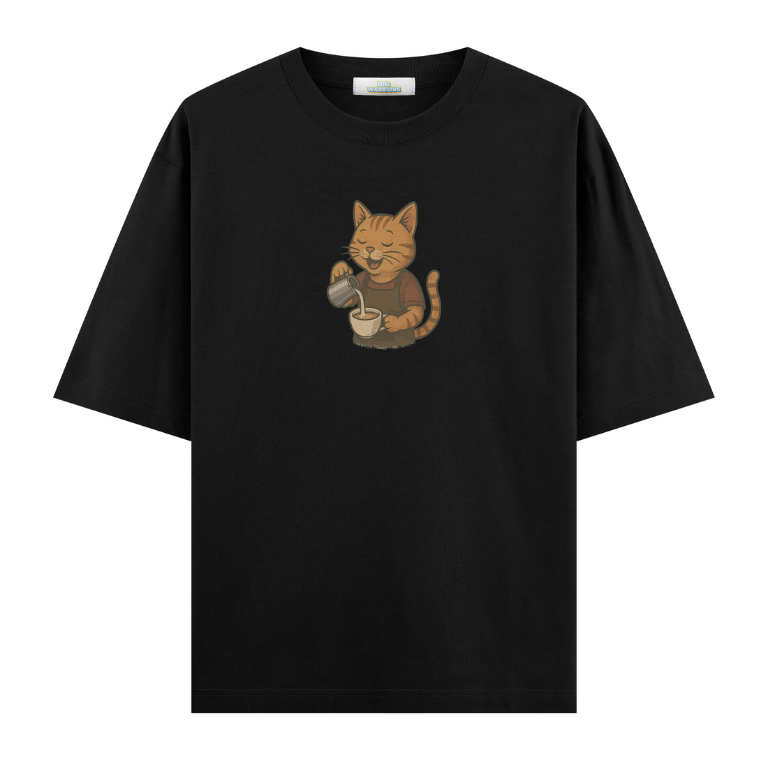 Barista Cat - Oversize T-shirt
