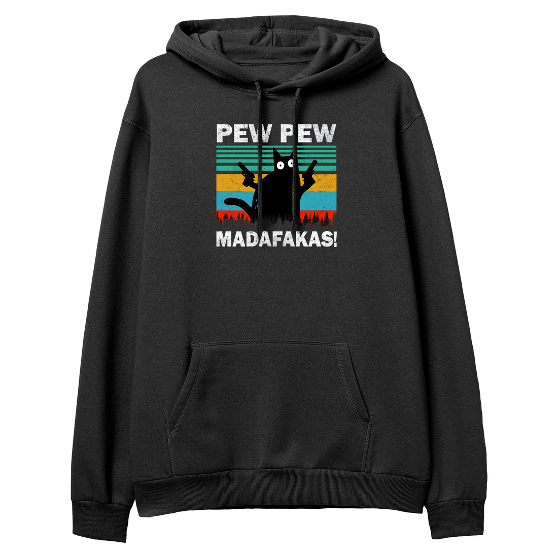 Pew Pew Cat - Regular Hoodie
