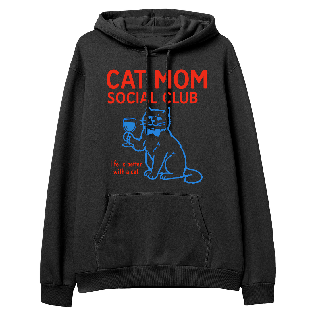 Cat Mom Social Club - Regular Hoodie
