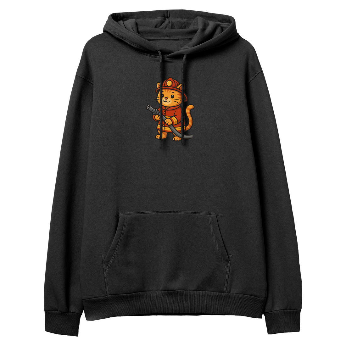 Fireman Cat - Regular Hoodie