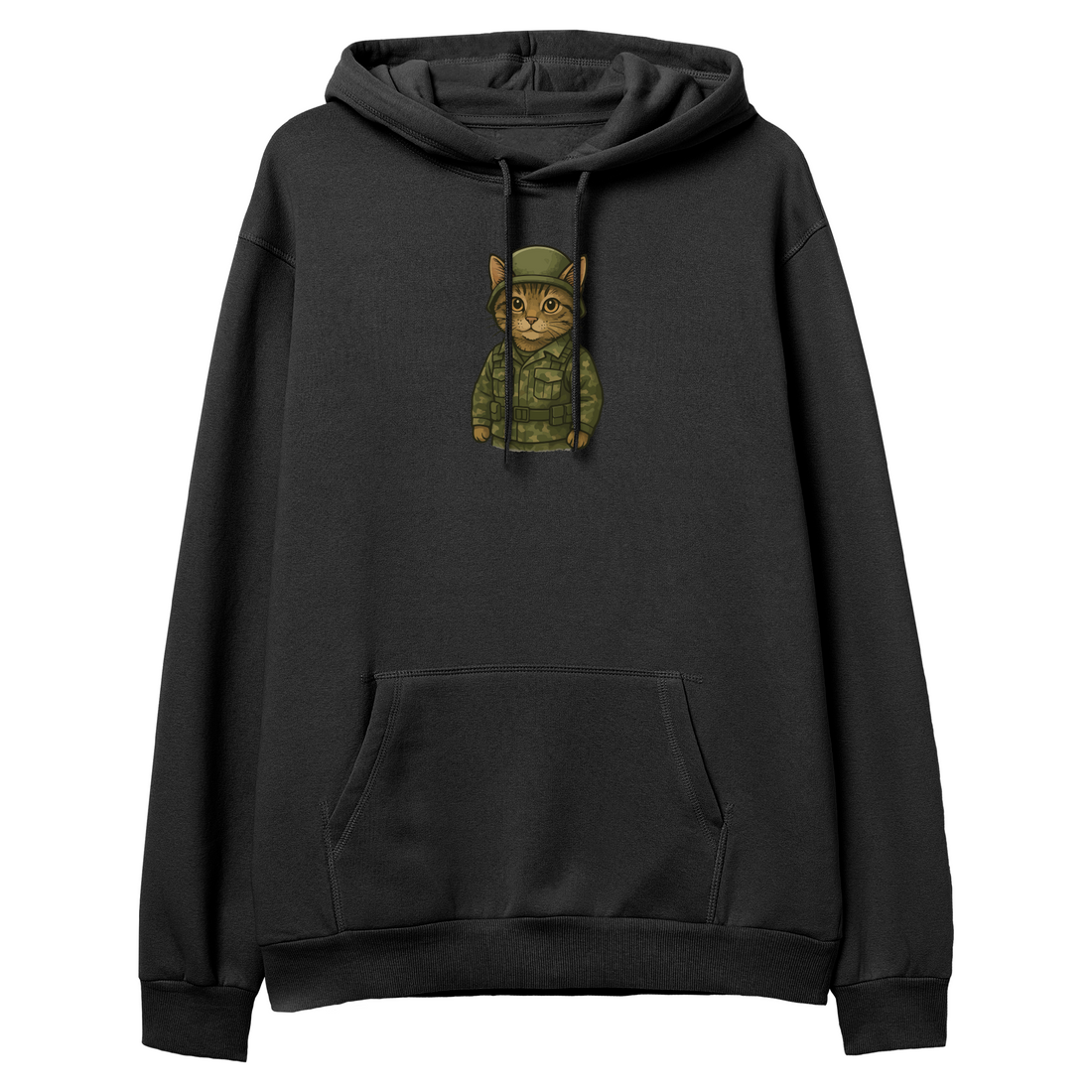 Soldier Cat - Regular Hoodie